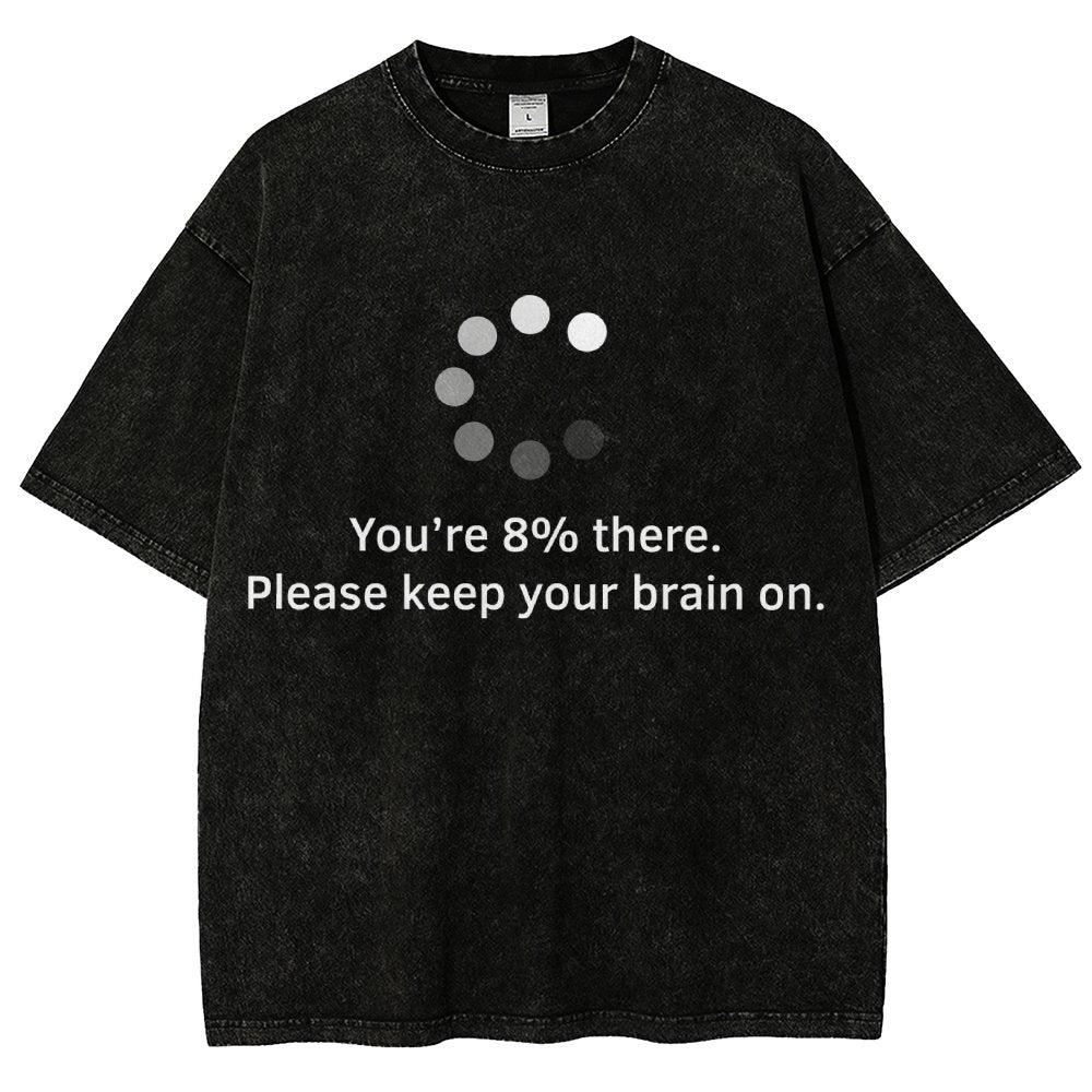 Brain Update Vintage Distressed T-shirt