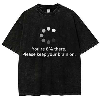 Brain Update Vintage Distressed T-shirt