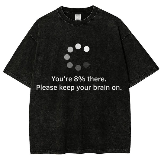 Brain Update Vintage Distressed T-shirt