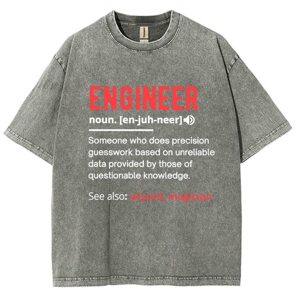 Engineer Definition Vintage Distressed T-shirt