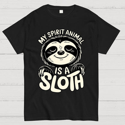 My Spirit Animal is a Sloth Geek T-Shirt