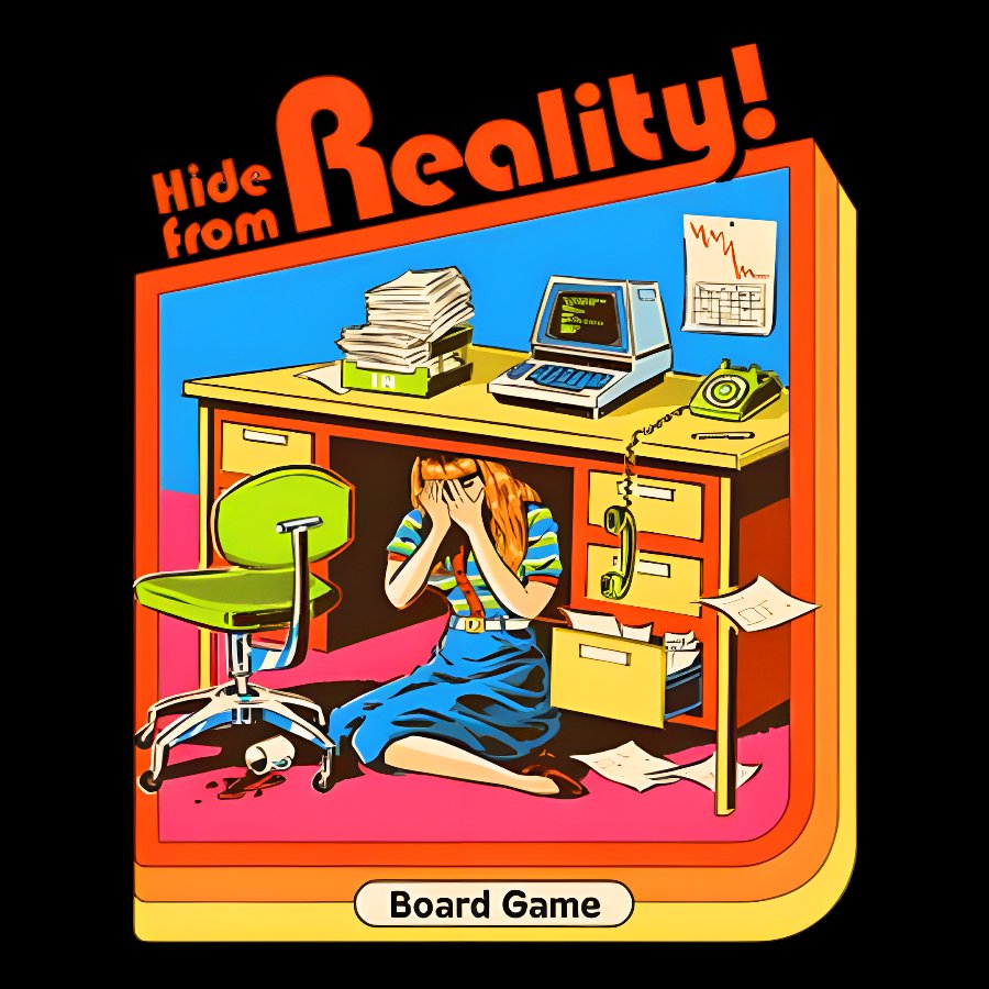 Hide From Reality Geek T-Shirt