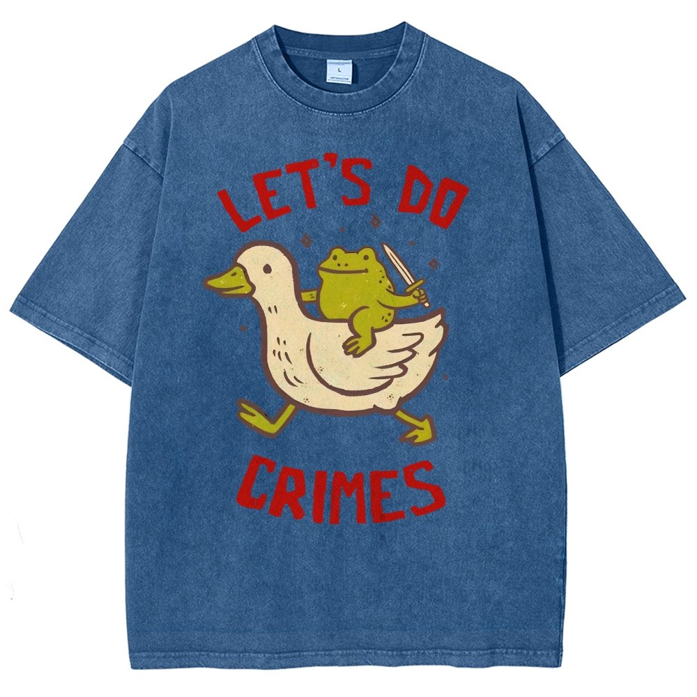 Let's do Crimes Vintage Distressed T-shirt