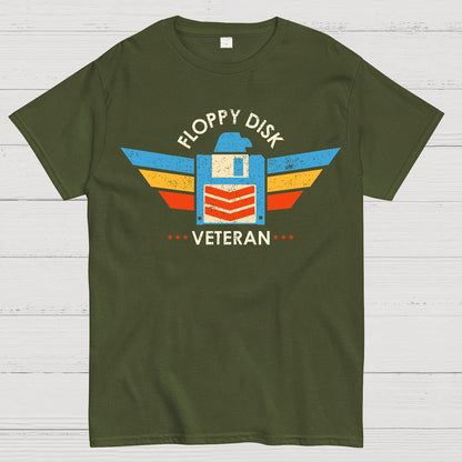 Floppy Disk Veteran Geek T-Shirt
