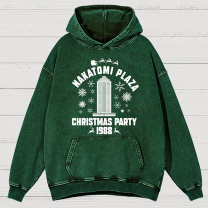 Holiday Christmas Party Vintage Distressed Hoodie