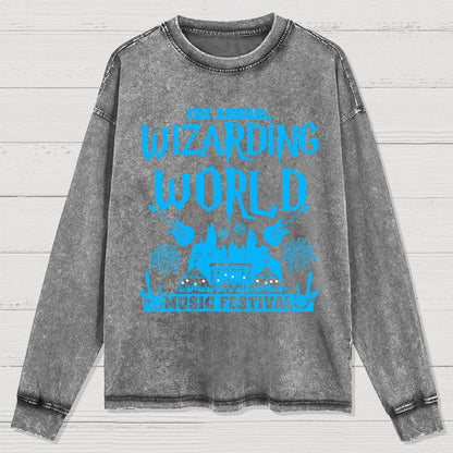 Wizards & Witches Music Festival Washed Long Sleeve Tee