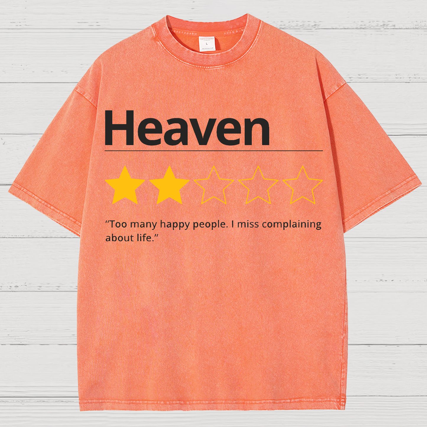 Honest Heaven Review Vintage Distressed T-shirt