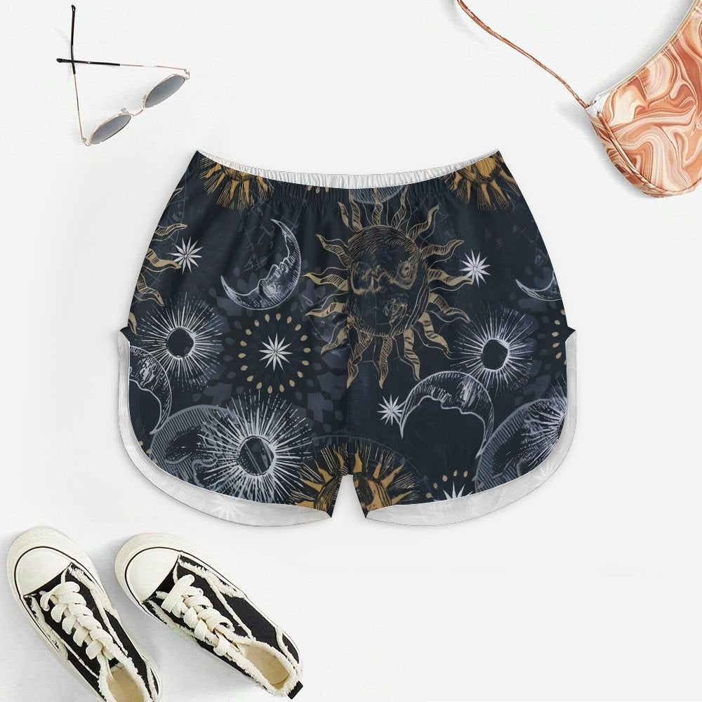 Retro Sun God Women's Geek Suspender Cami Set