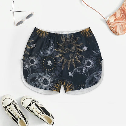 Retro Sun God Women's Geek Suspender Cami Set