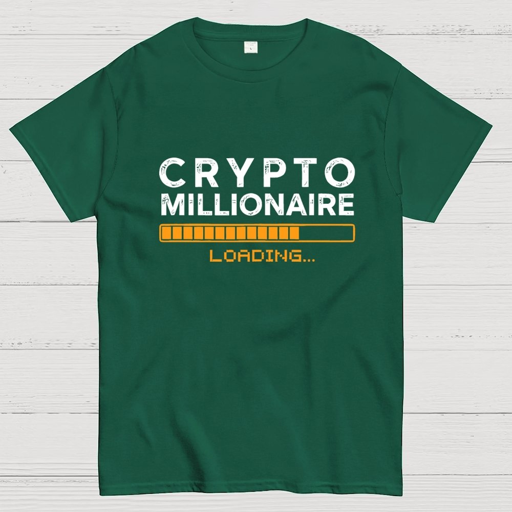 Crypto Millionaire Loading Geek T-Shirt
