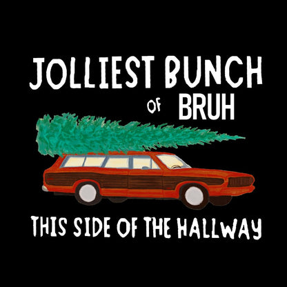 Jolliest Bunch of Bruh Christmas Geek T-Shirt