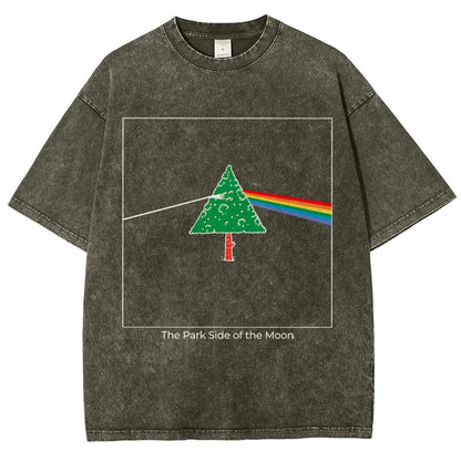 The Park Side of the Moon Vintage Distressed T-shirt