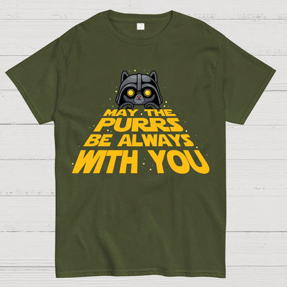 May The Purrs Be With You Geek T-Shirt