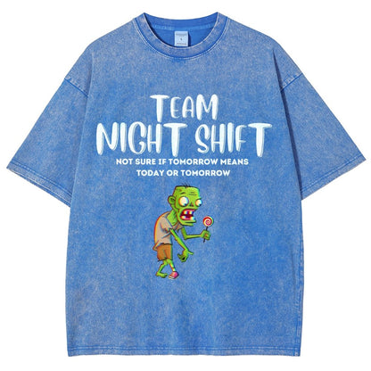Night Shift Team! Vintage Distressed T-shirt