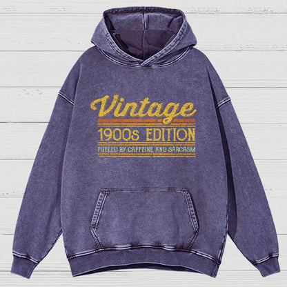 1900s Edition Vintage Distressed Hoodie