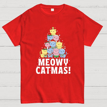 Meowy Catmas! Geek T-Shirt