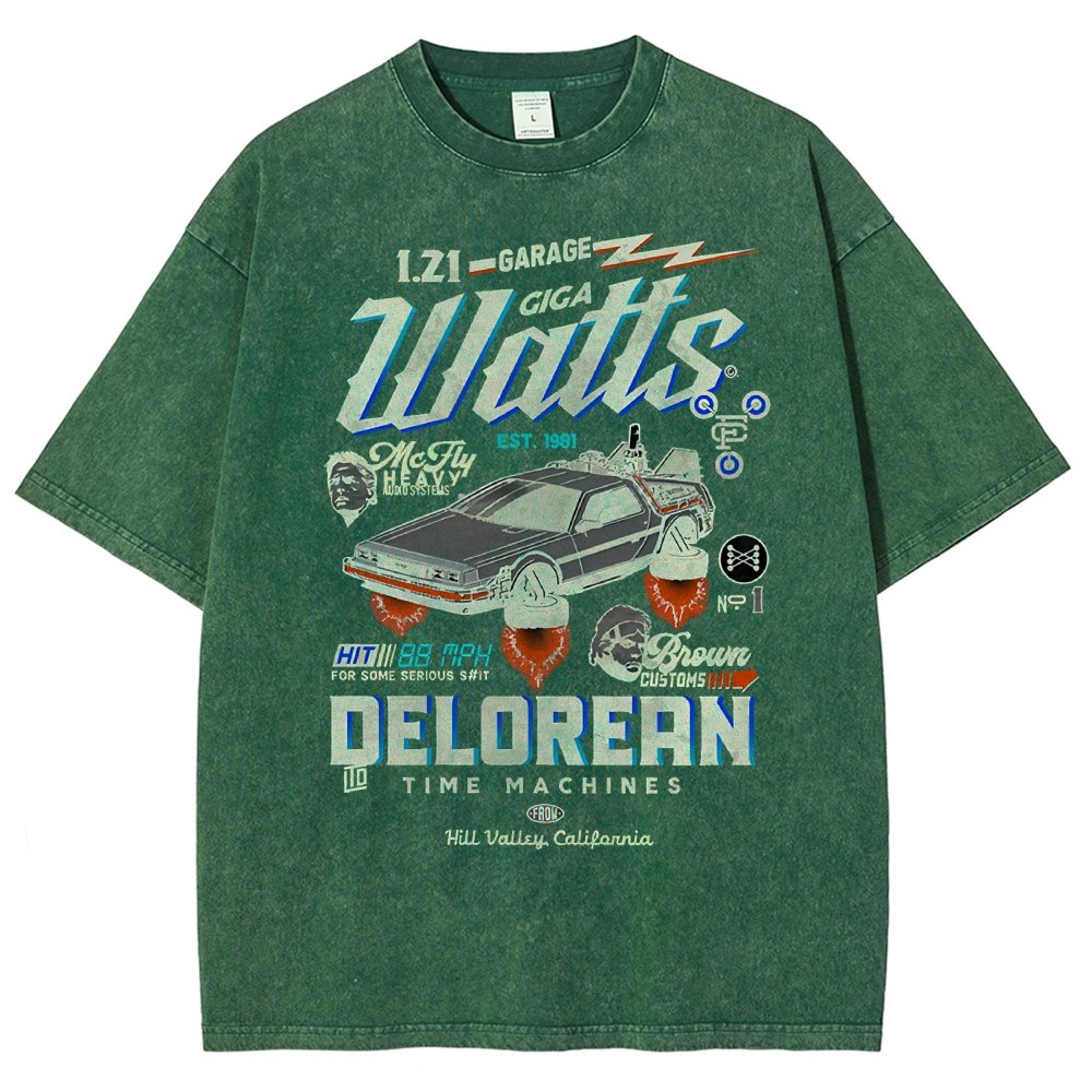 Gigawatts Garage Remix Vintage Distressed T-shirt
