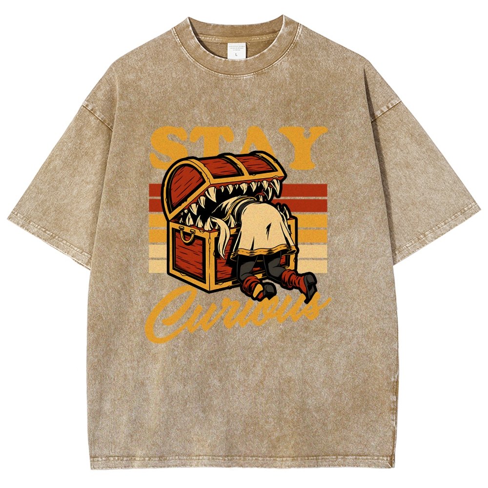Elf Anime Treasure Vintage Distressed T-shirt