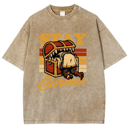 Elf Anime Treasure Vintage Distressed T-shirt