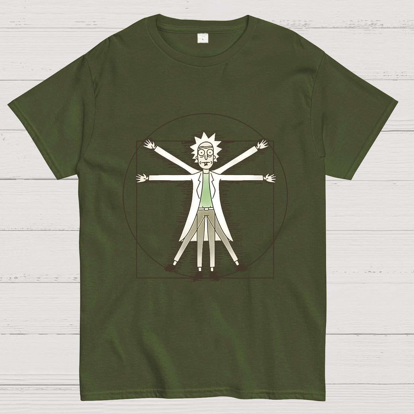 Vitruvian Man Geeky T-Shirt