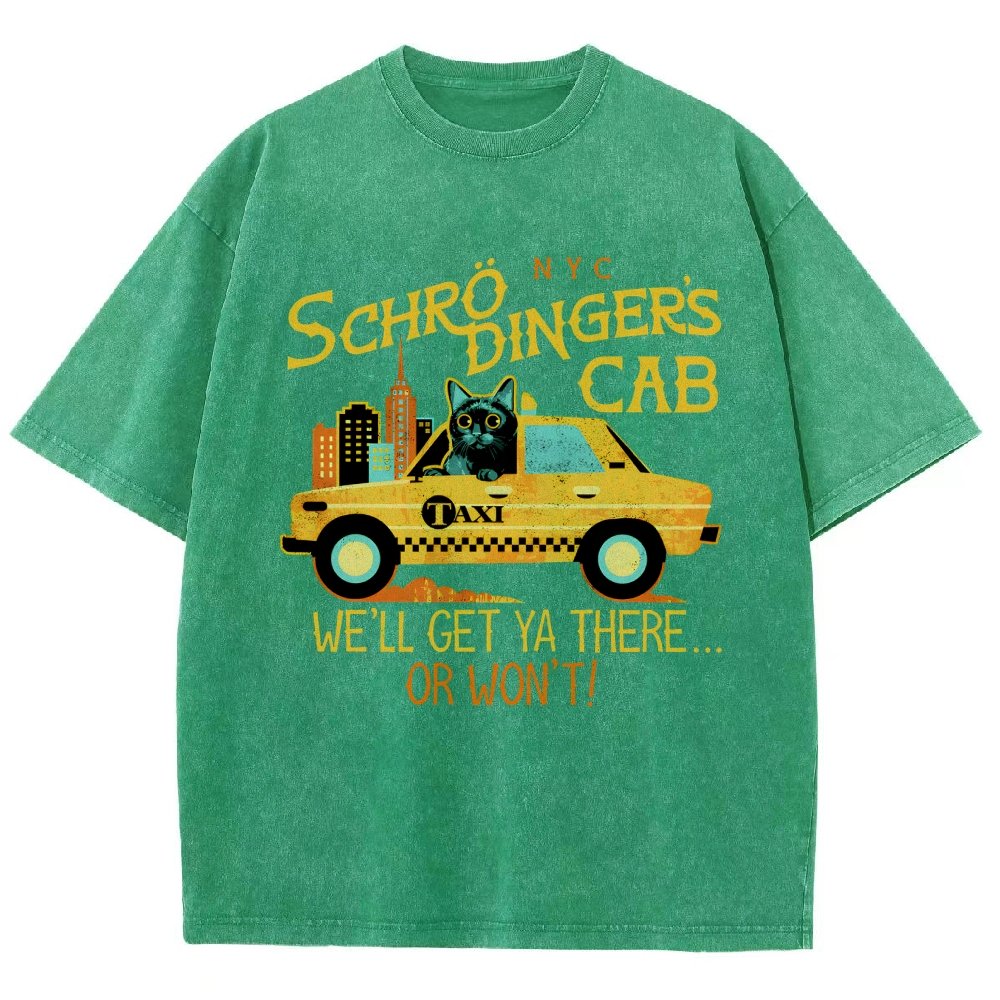 Schrodinger's Cab Vintage Distressed T-shirt
