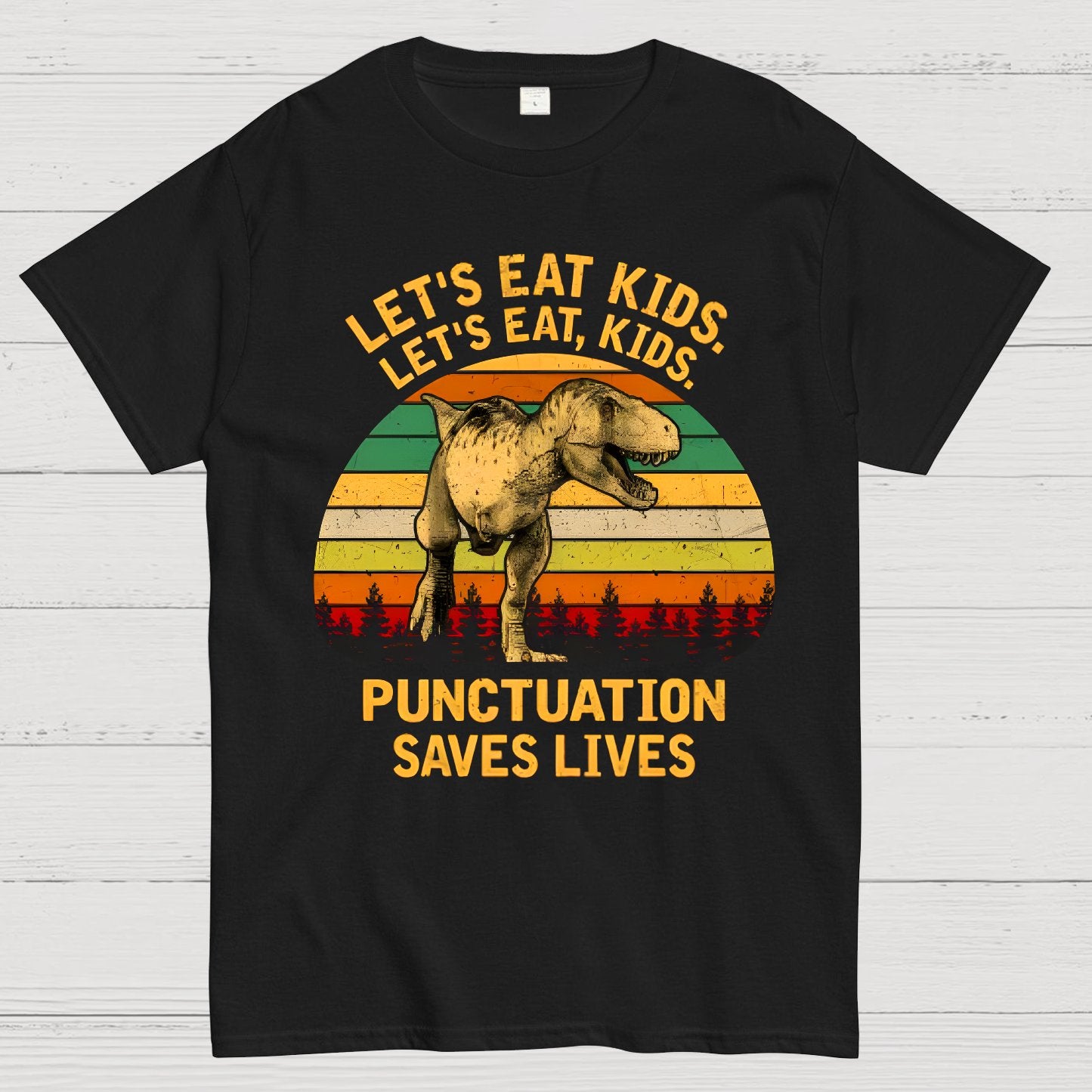 Punctuation Saves Lives Funny Geek T-Shirt