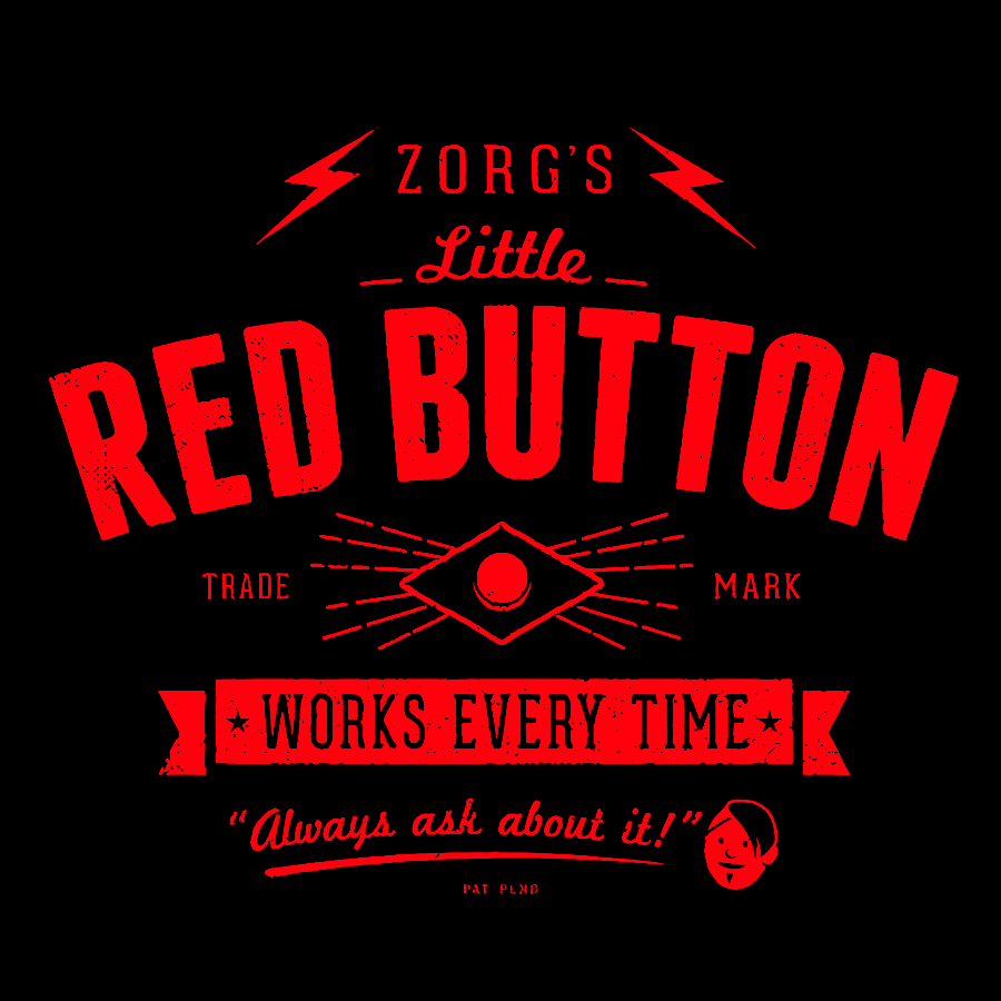 Little Red Button Geek T-Shirt