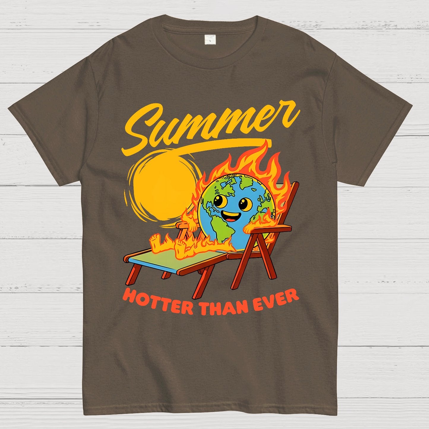 Summer Burn Earth Geek T-Shirt