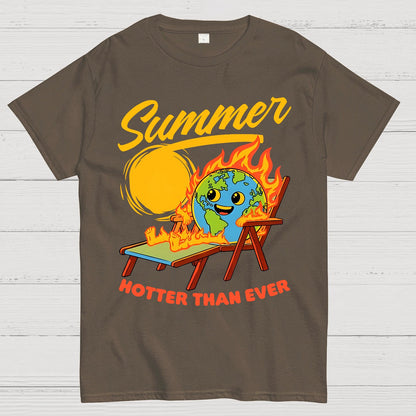 Summer Burn Earth Geek T-Shirt