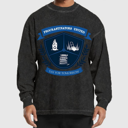 Yay for tomorrow Washed Long Sleeve Tee