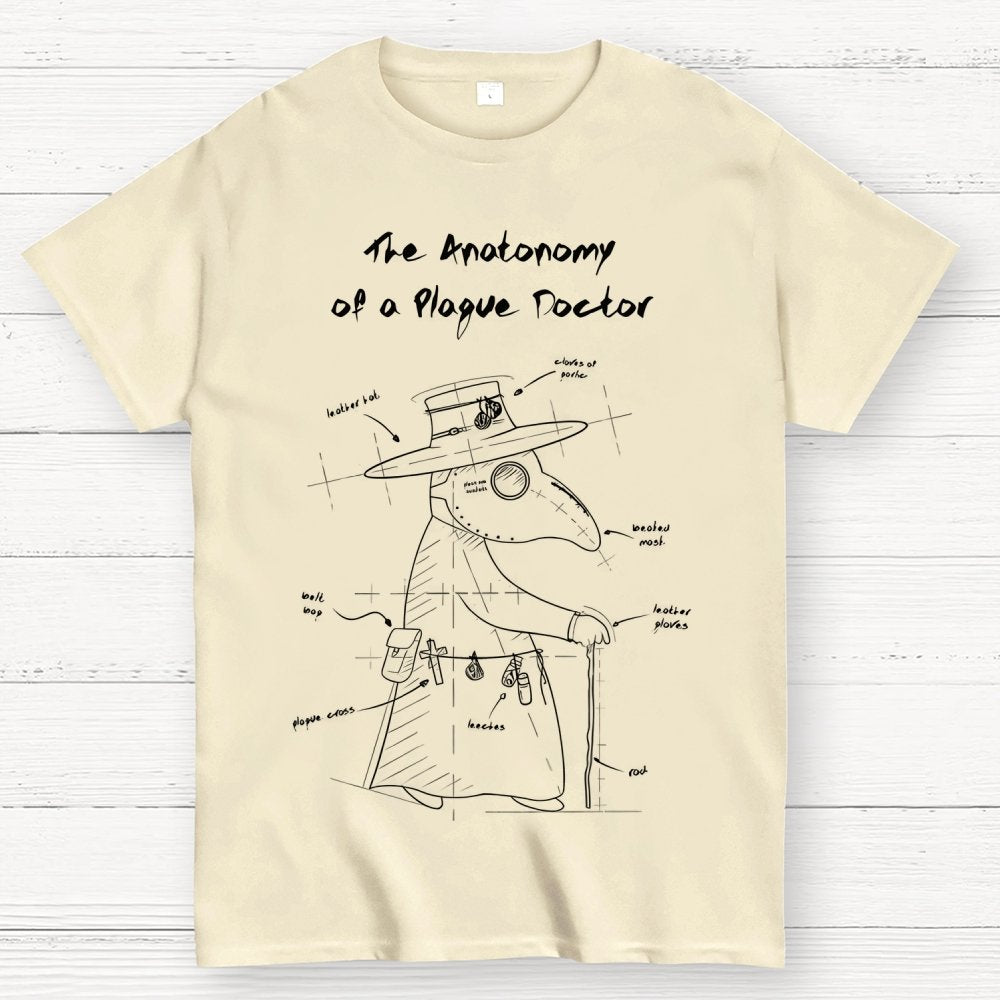 The Anatomy of a Plague Doctor Geek T-Shirt