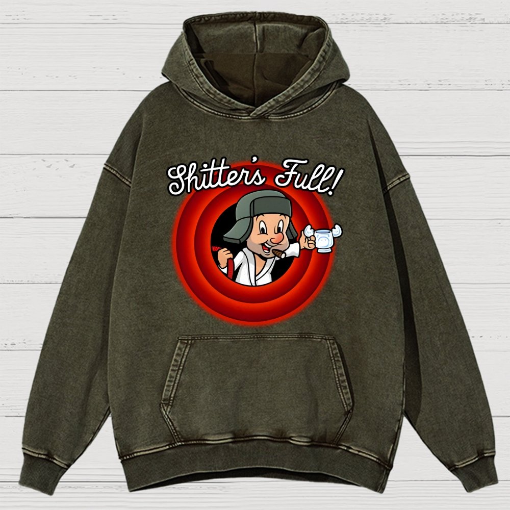Shitter's Full Vintage Distressed Hoodie