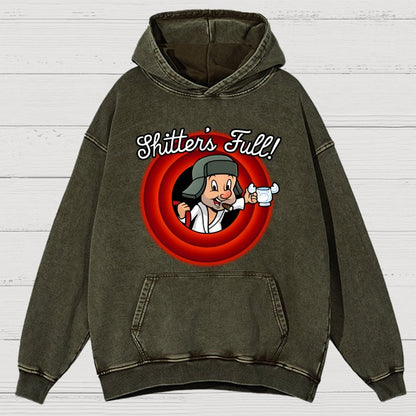 Shitter's Full Vintage Distressed Hoodie