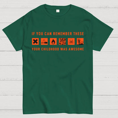 If You Can Remember These Your Childhood Was Awesome Geek T-Shirt