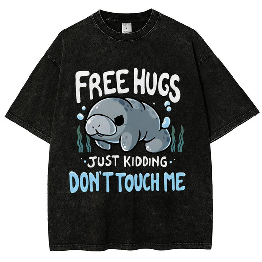 Free Hugs Vintage Distressed T-shirt