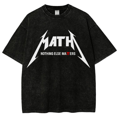 Math Nothing Else Matters Vintage Distressed T-shirt