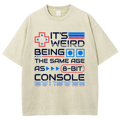8-Bit Aged Vintage Distressed T-shirt