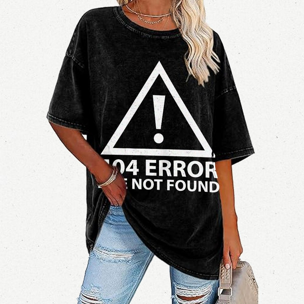 404 Error Life Not Found Vintage Distressed T-shirt