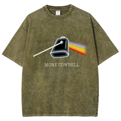 More Cowbell Vintage Distressed T-shirt