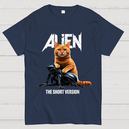 Alien Cat Heavy Geek T-Shirt