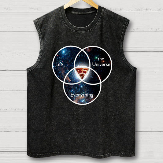 The meaning of life Vintage Distressed Washed Tank