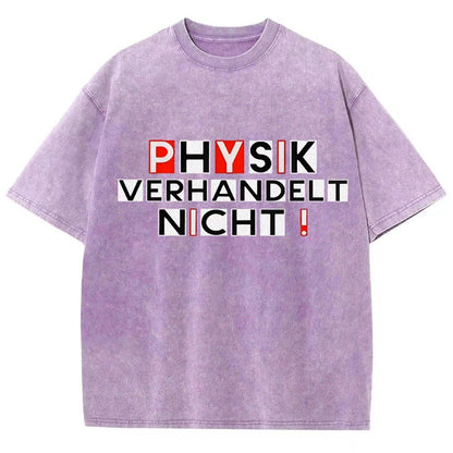 Physik verhandelt nicht Vintage Distressed T-shirt