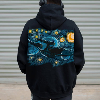 Printed Back Cotton Hoodie