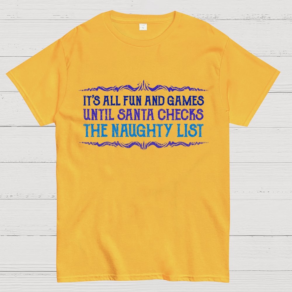The Naughty List Geek T-Shirt