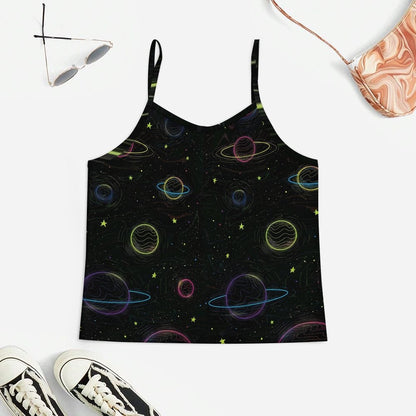 Digital Planet Women's Geek Suspender Cami Set