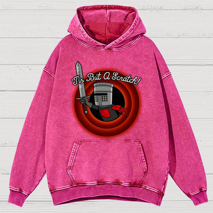 Tis But A Scratch Folks! Vintage Distressed Hoodie