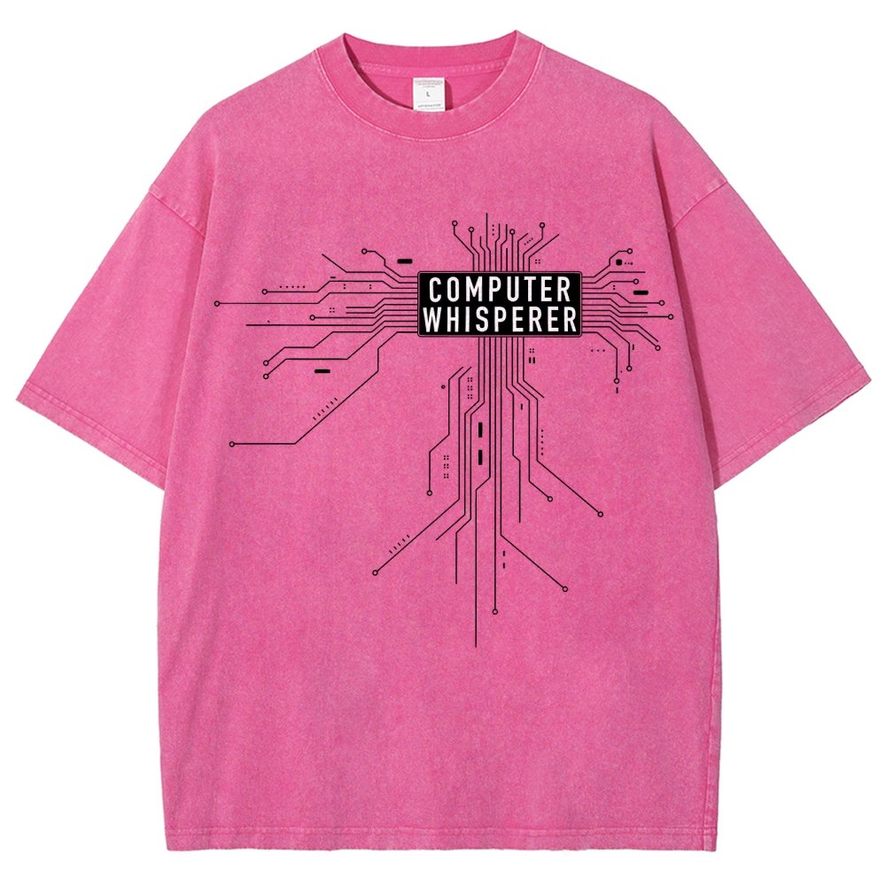 Computer Whisperer Vintage Distressed T-shirt