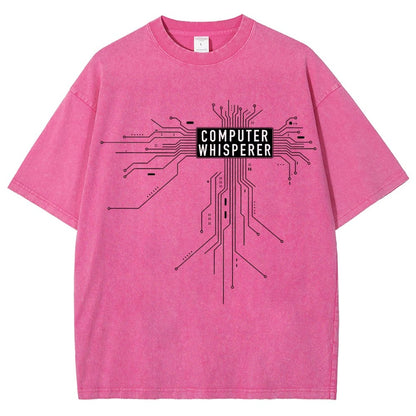 Computer Whisperer Vintage Distressed T-shirt