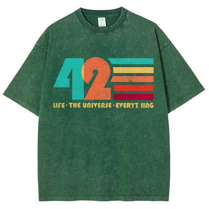 The Answer Is 42 Vintage Distressed T-shirt