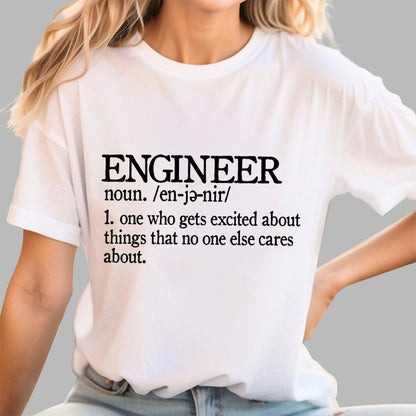 Funny Engineer Definition Geek T-Shirt